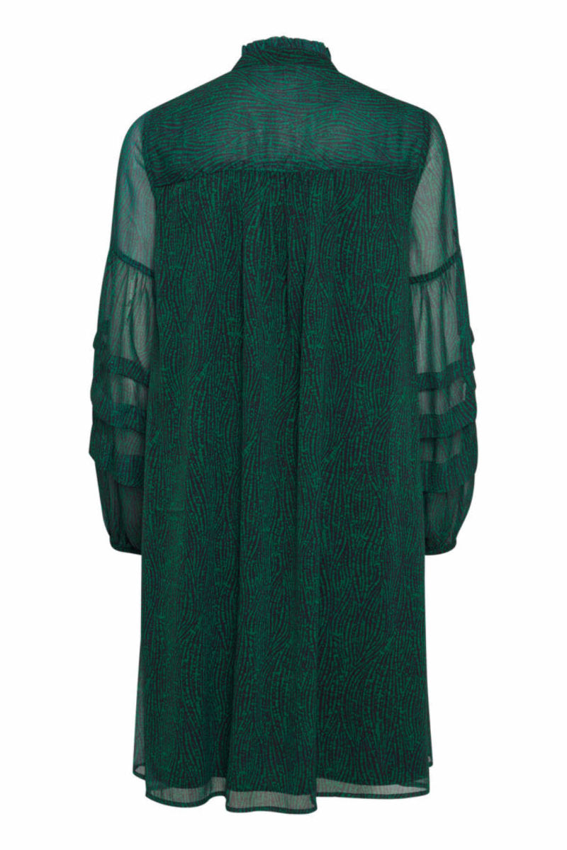Hima short dress, sea green
