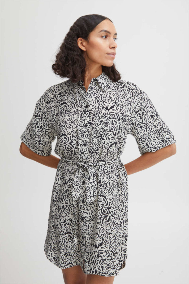 Ilamo belted tunic, birch