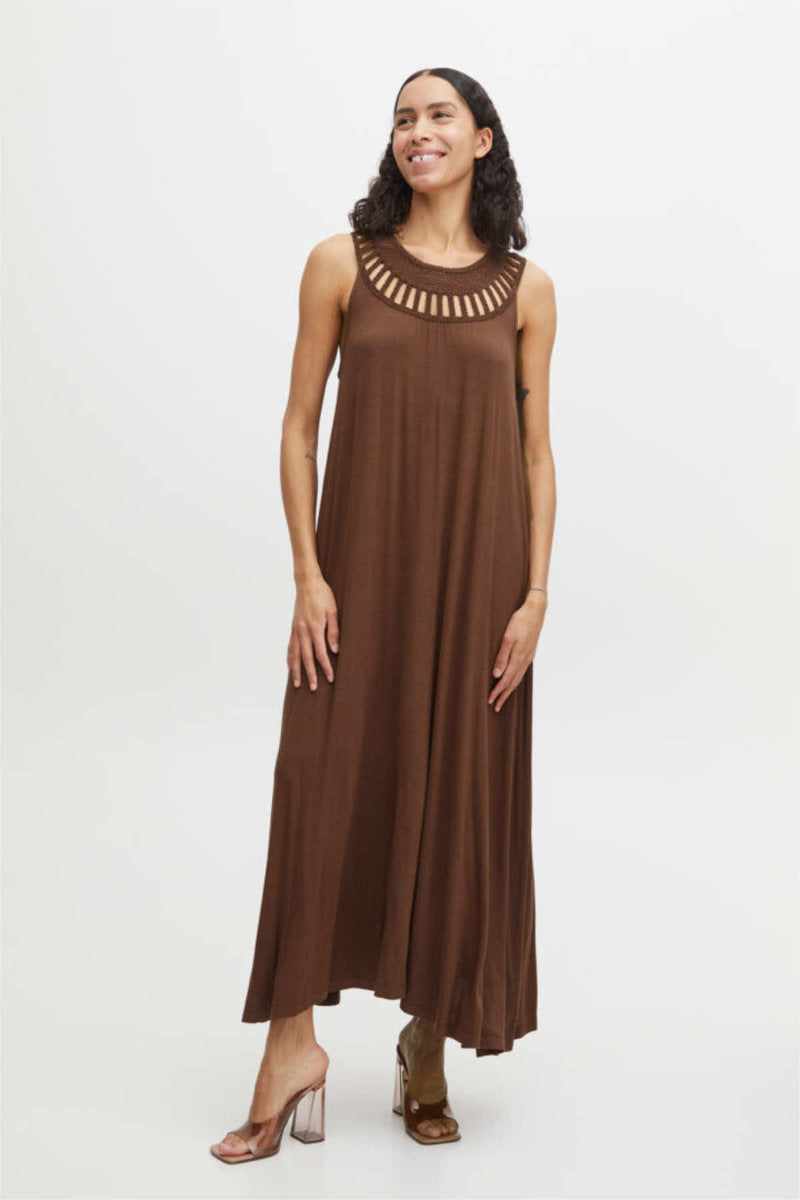 Pipa maxi dress, coffee