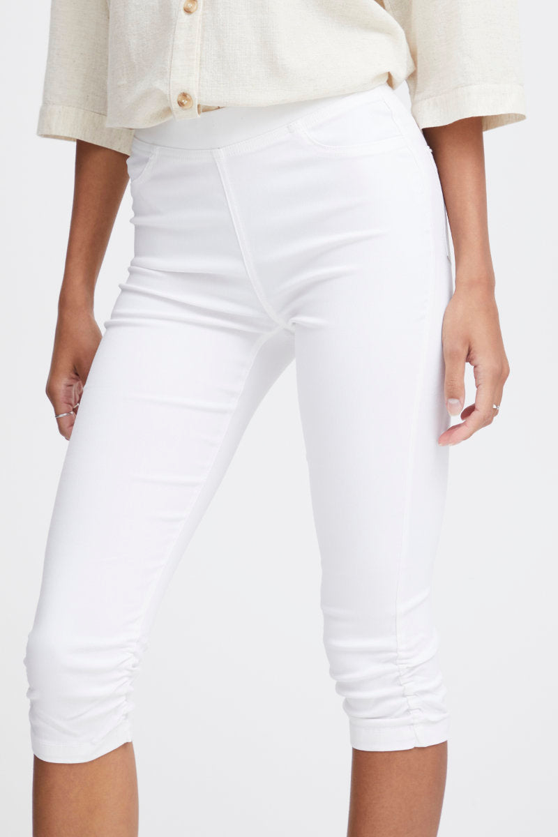 Keira capri pants, white