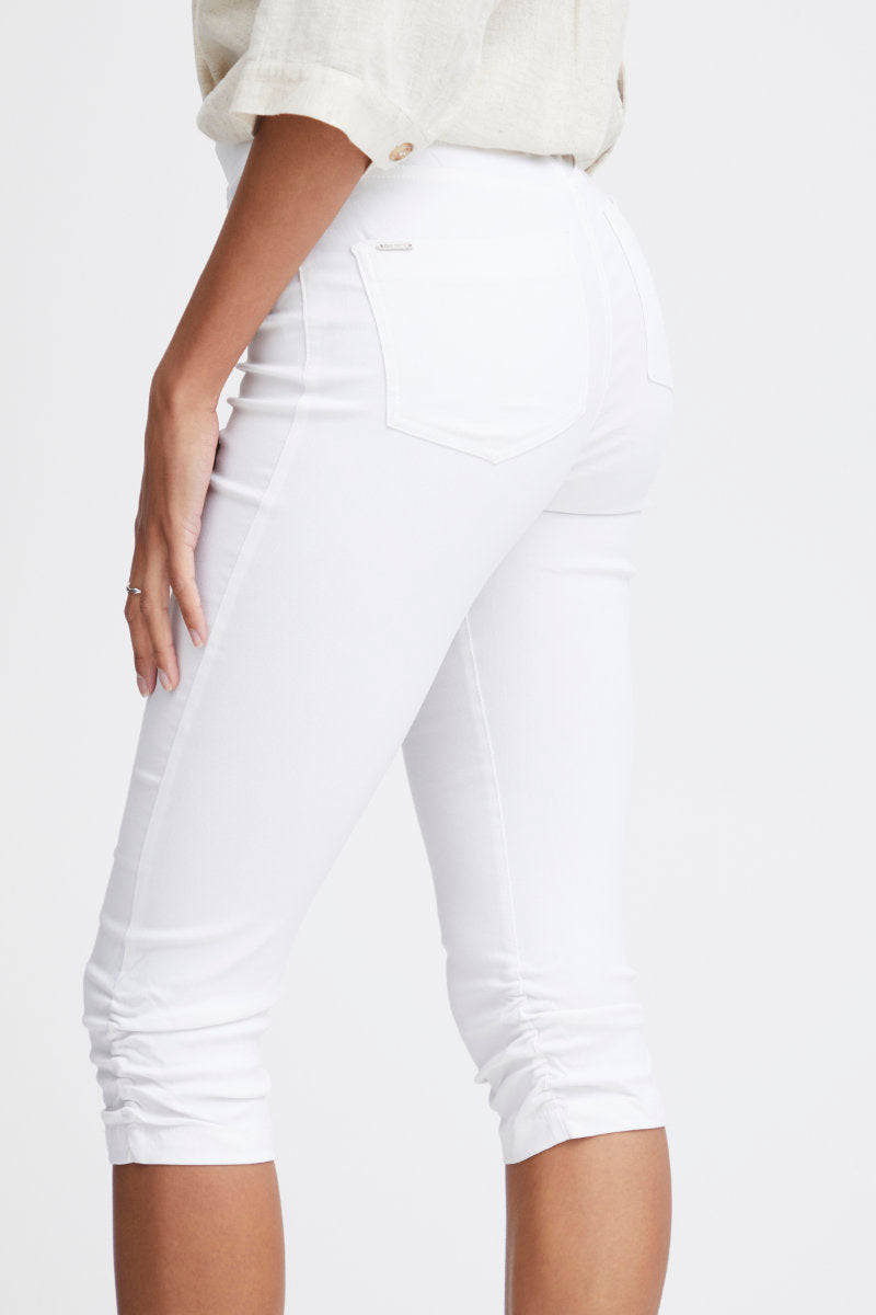 Keira capri pants, white