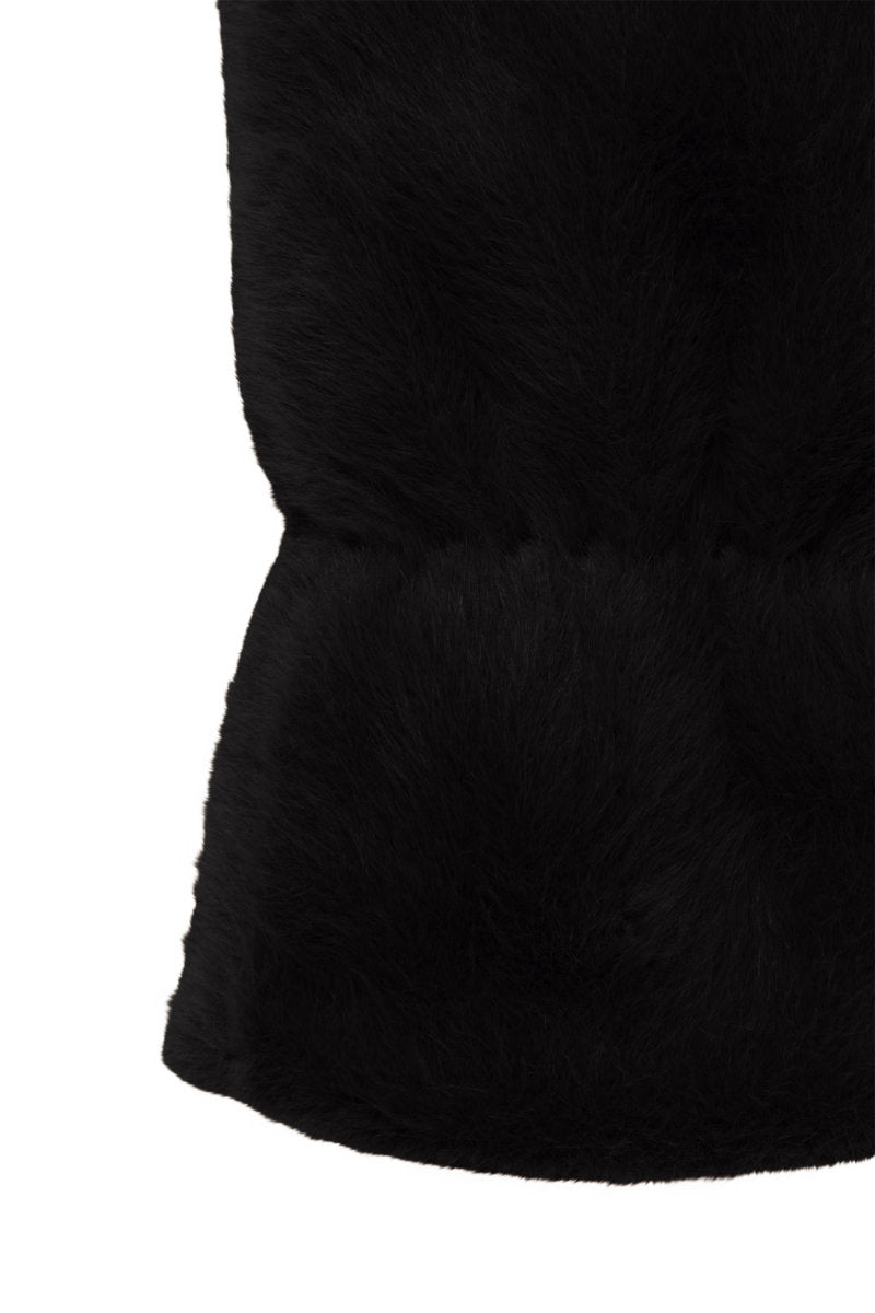 Wolfie mittens, black