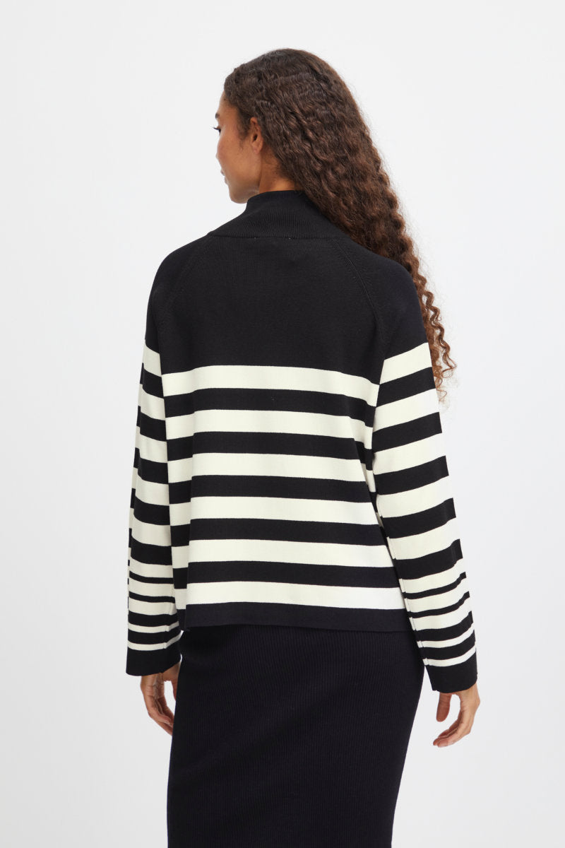 Morla half-zip jumper, black