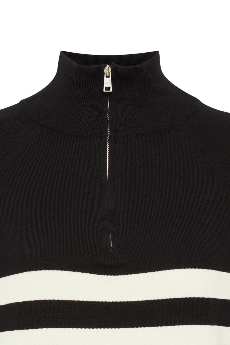 Morla half-zip jumper, black