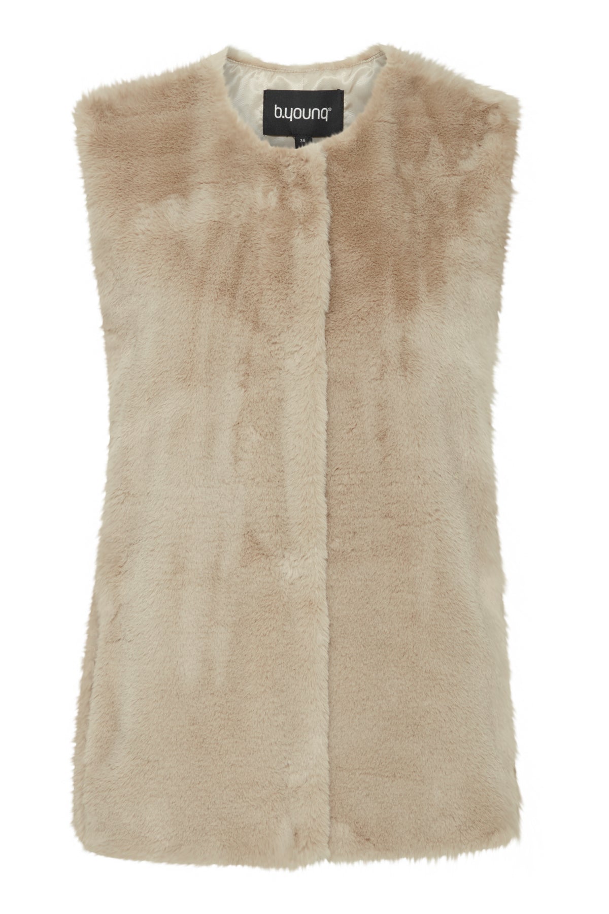 Calino gilet, pale mink