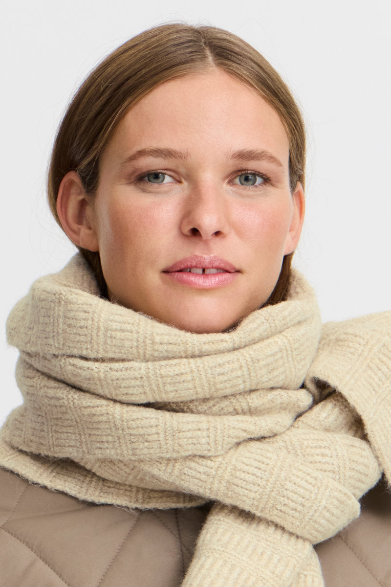 Wilk scarf, oatmeal