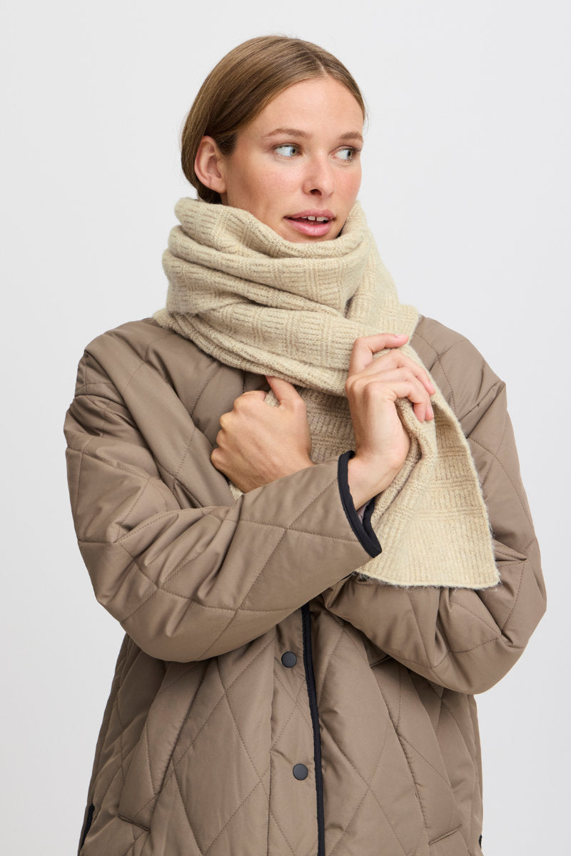 Wilk scarf, oatmeal