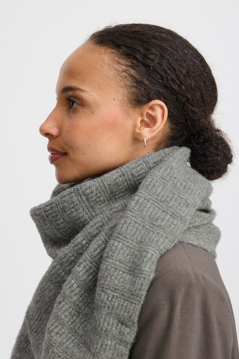 Wilk scarf, grey