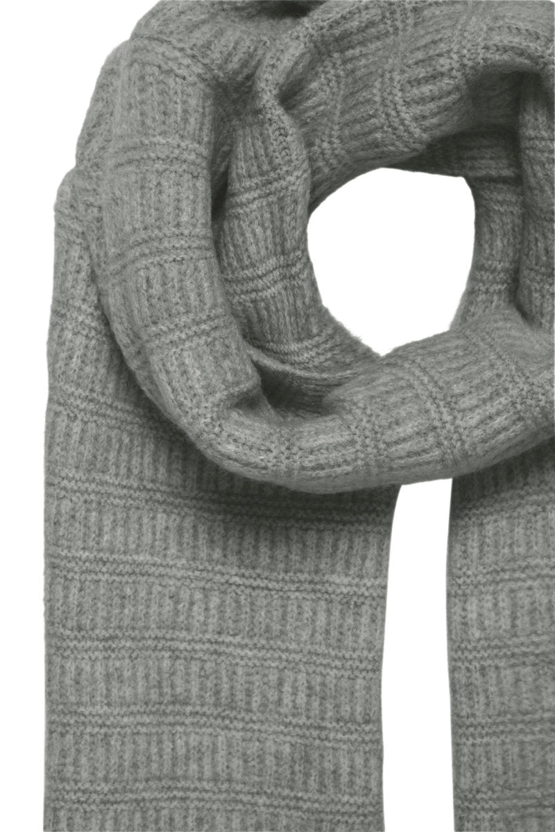 Wilk scarf, grey