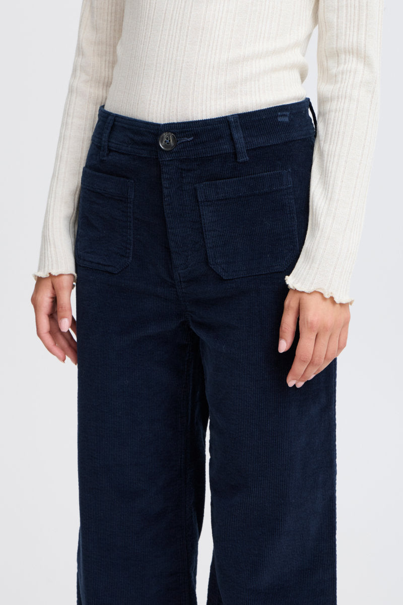 Dasik cropped trousers, navy