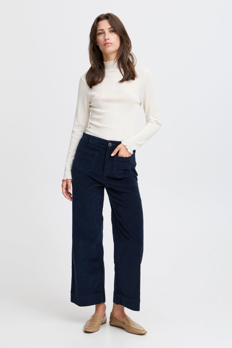 Dasik cropped trousers, navy