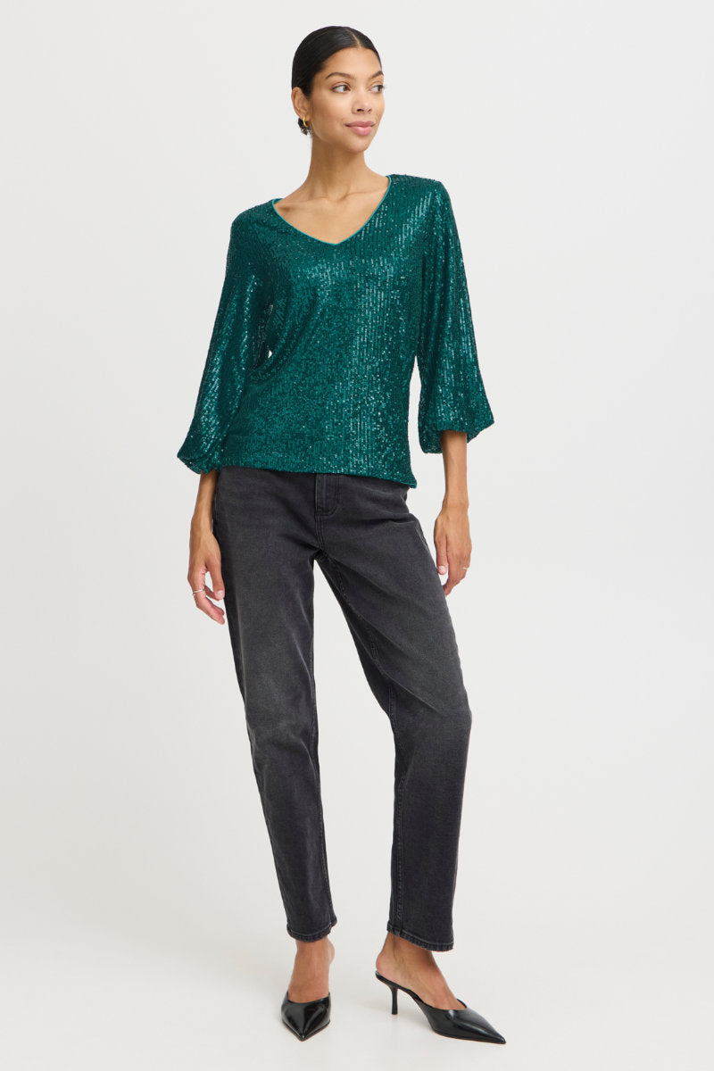 Solia top, green