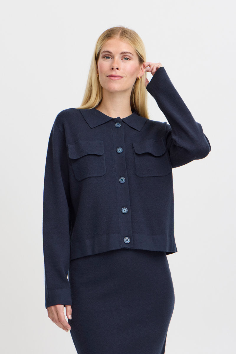 Otari cardigan, navy