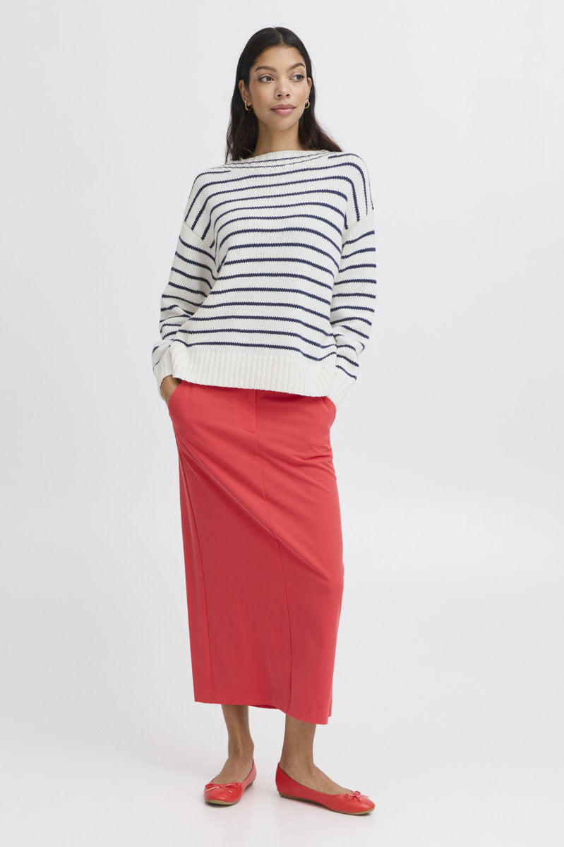 Nagla striped jumper, blue