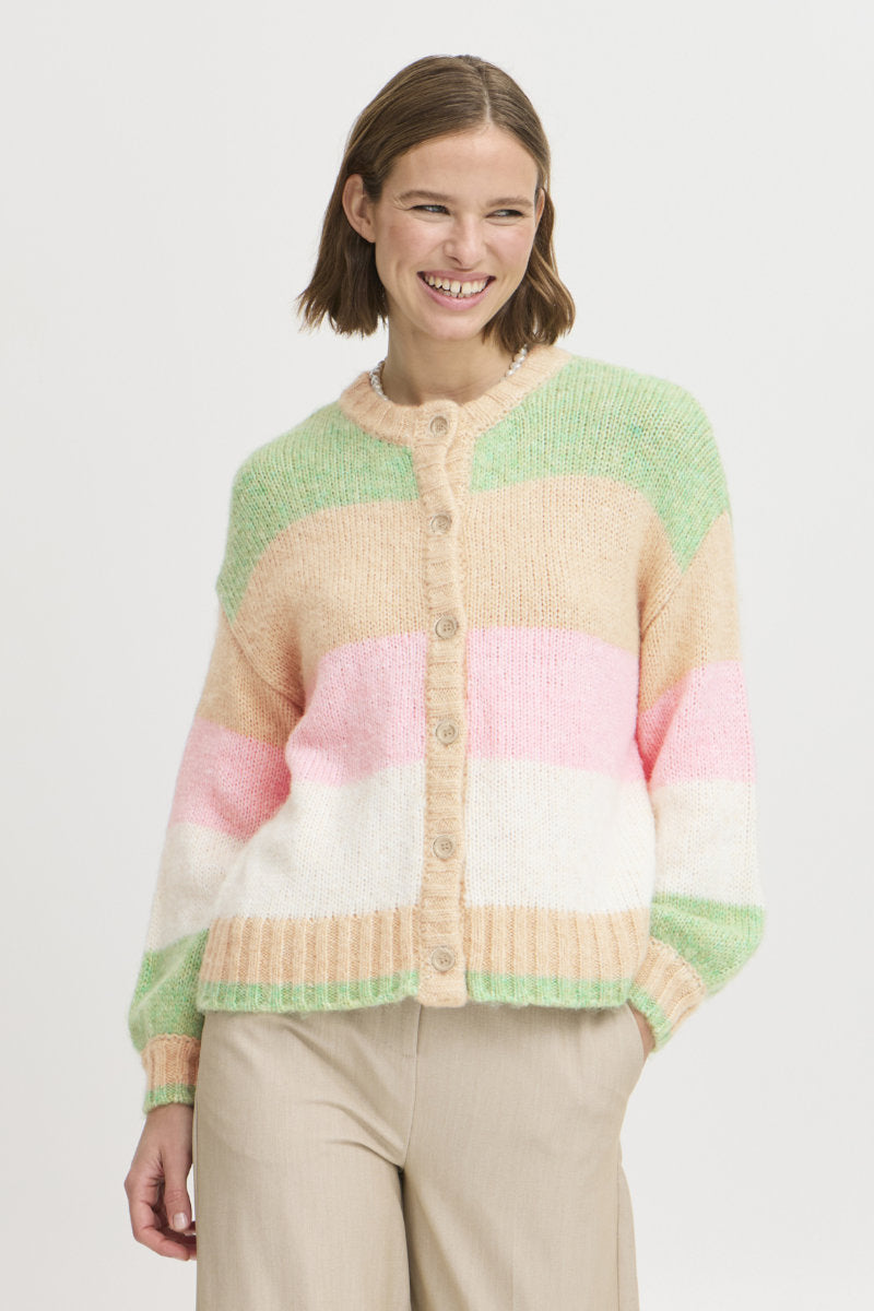 Onero striped cardigan, multi colour