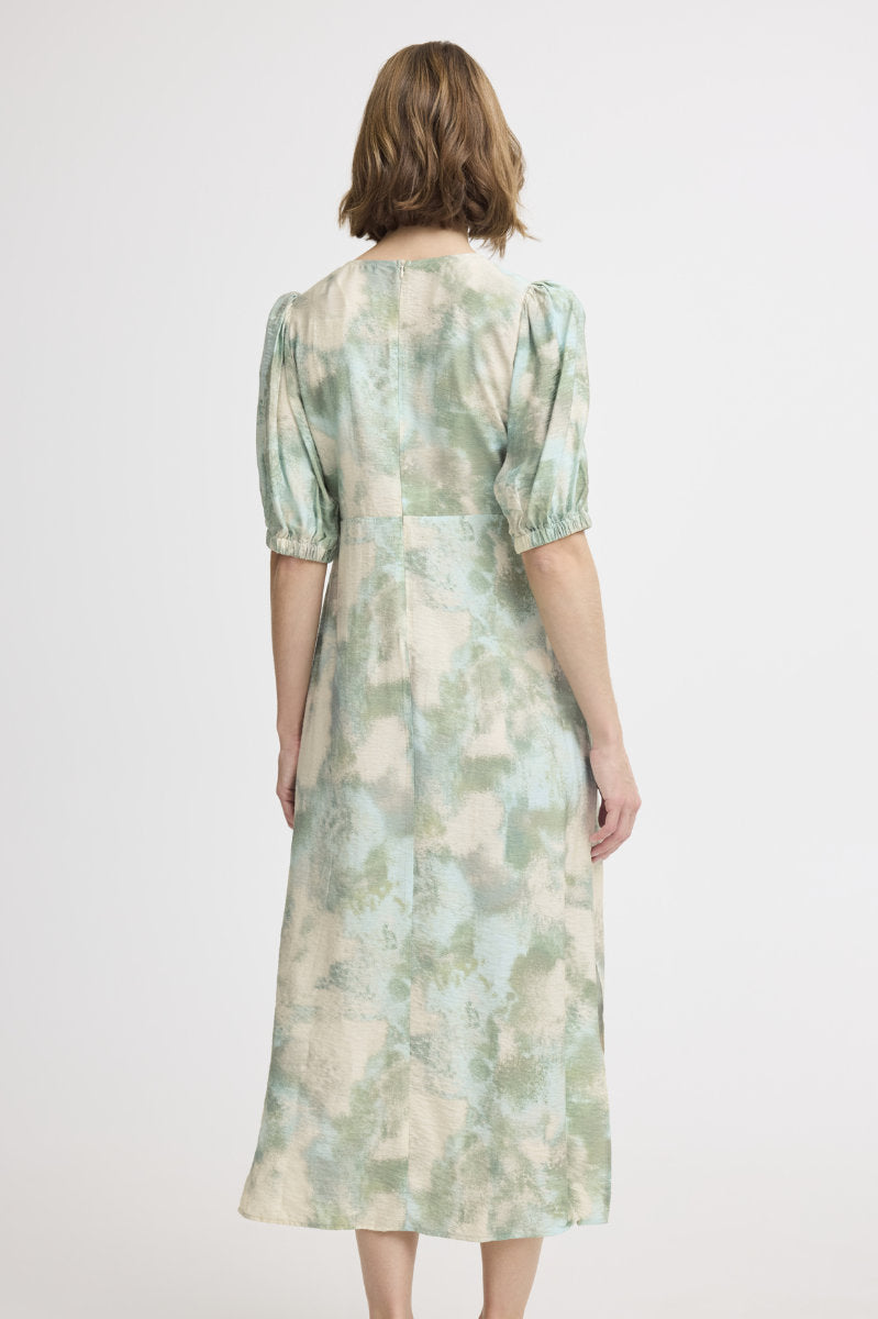 Ibine short sleeve dress, sage