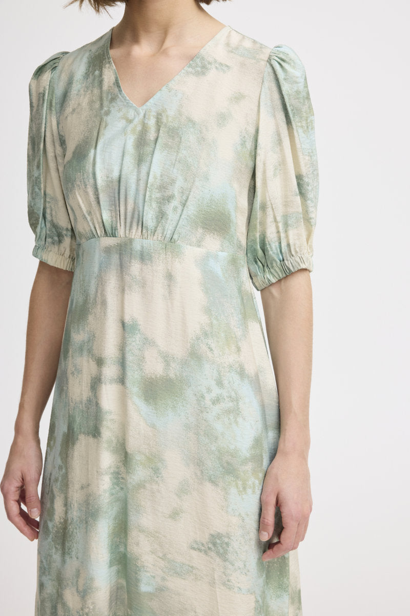 Ibine short sleeve dress, sage