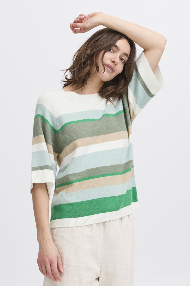 Nonina stripe jumper, multi