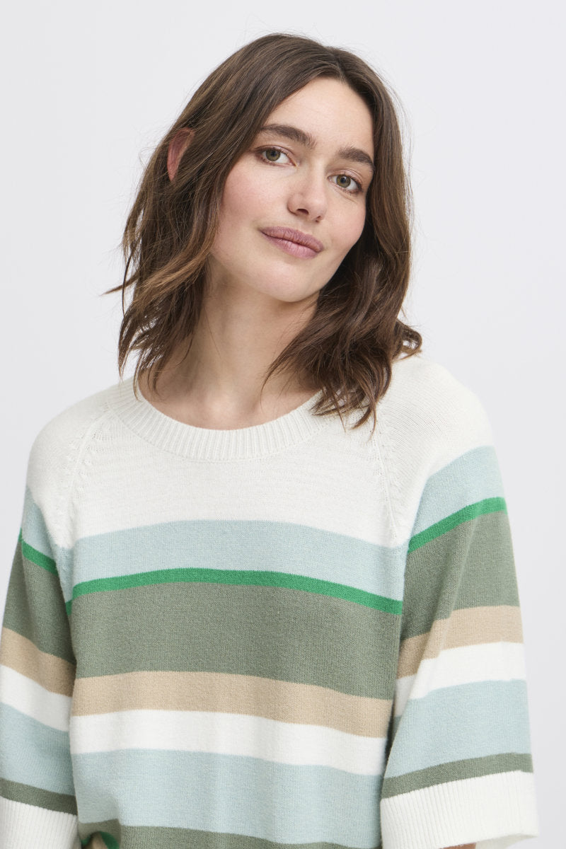 Nonina stripe jumper, multi