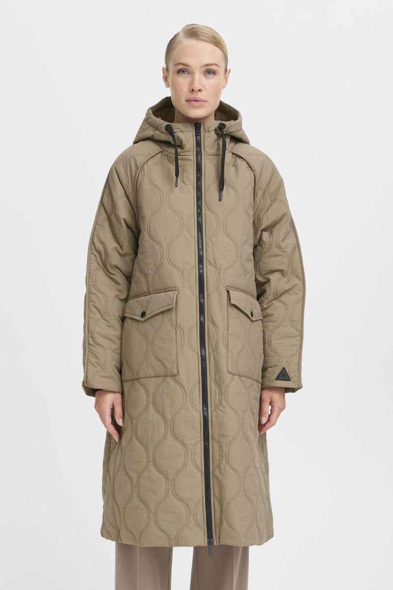 Bocci coat, walnut