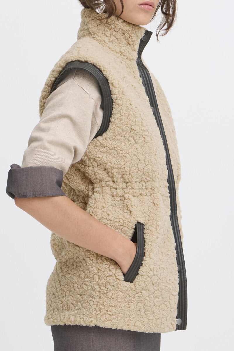 Anamaj gilet, stone