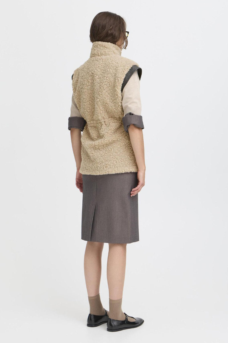 Anamaj gilet, stone