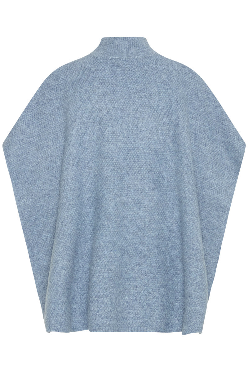 Vilko poncho, blue mix