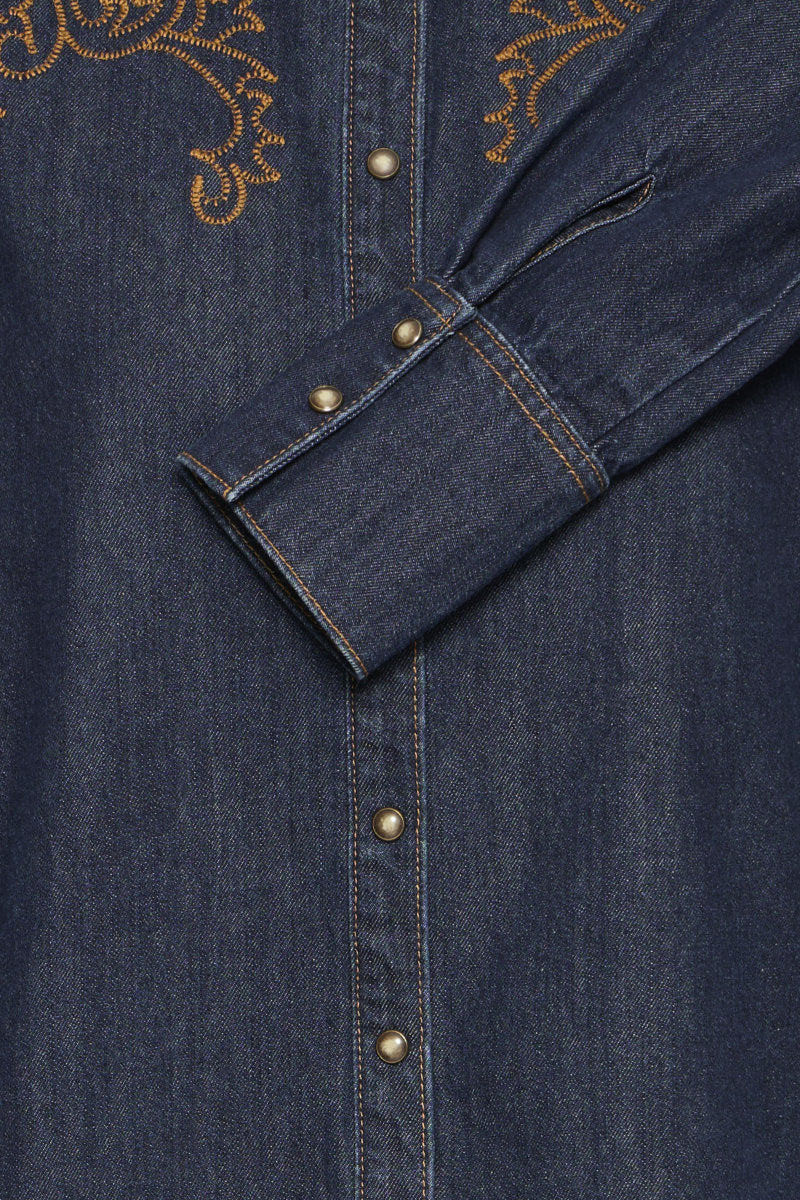 Katine shirt, dark denim