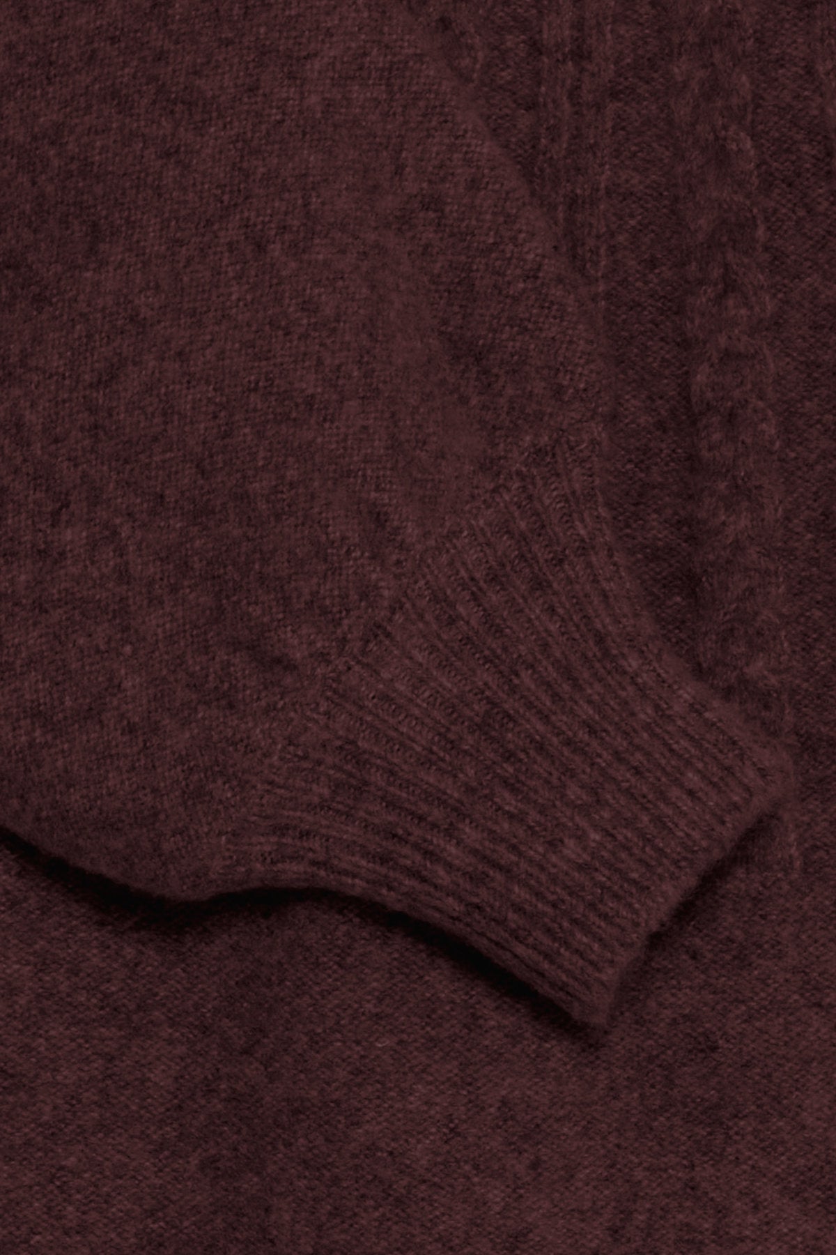 Magge cable jumper, wine