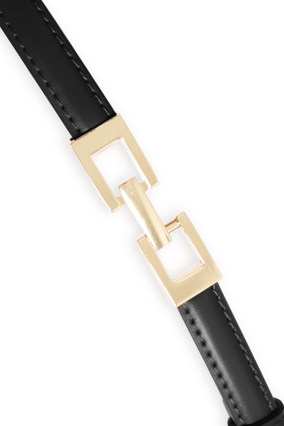 Vizana horsebit belt, black