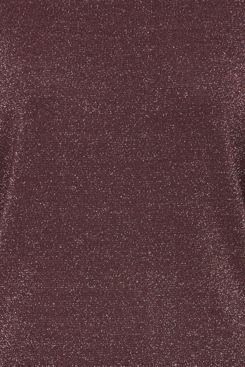 Mobbe boatneck jumper, plum