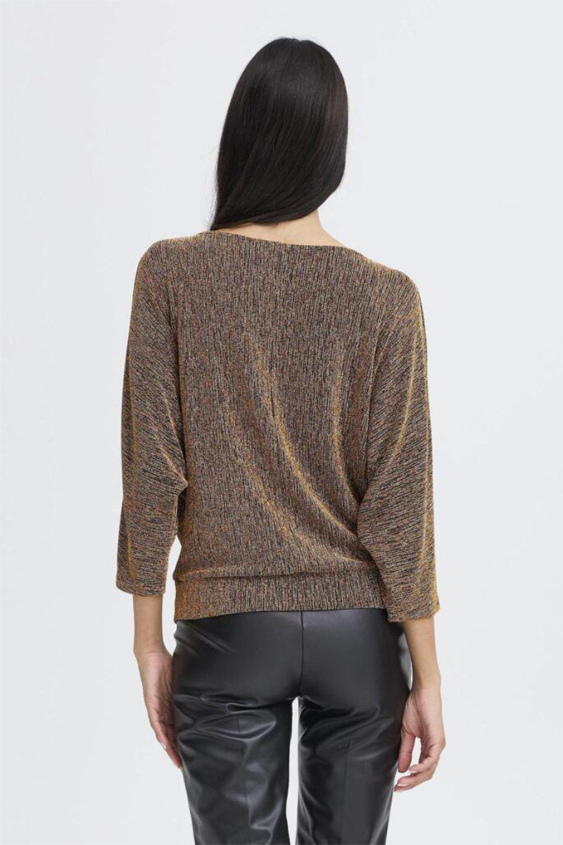 Shiloh batwing top, old gold