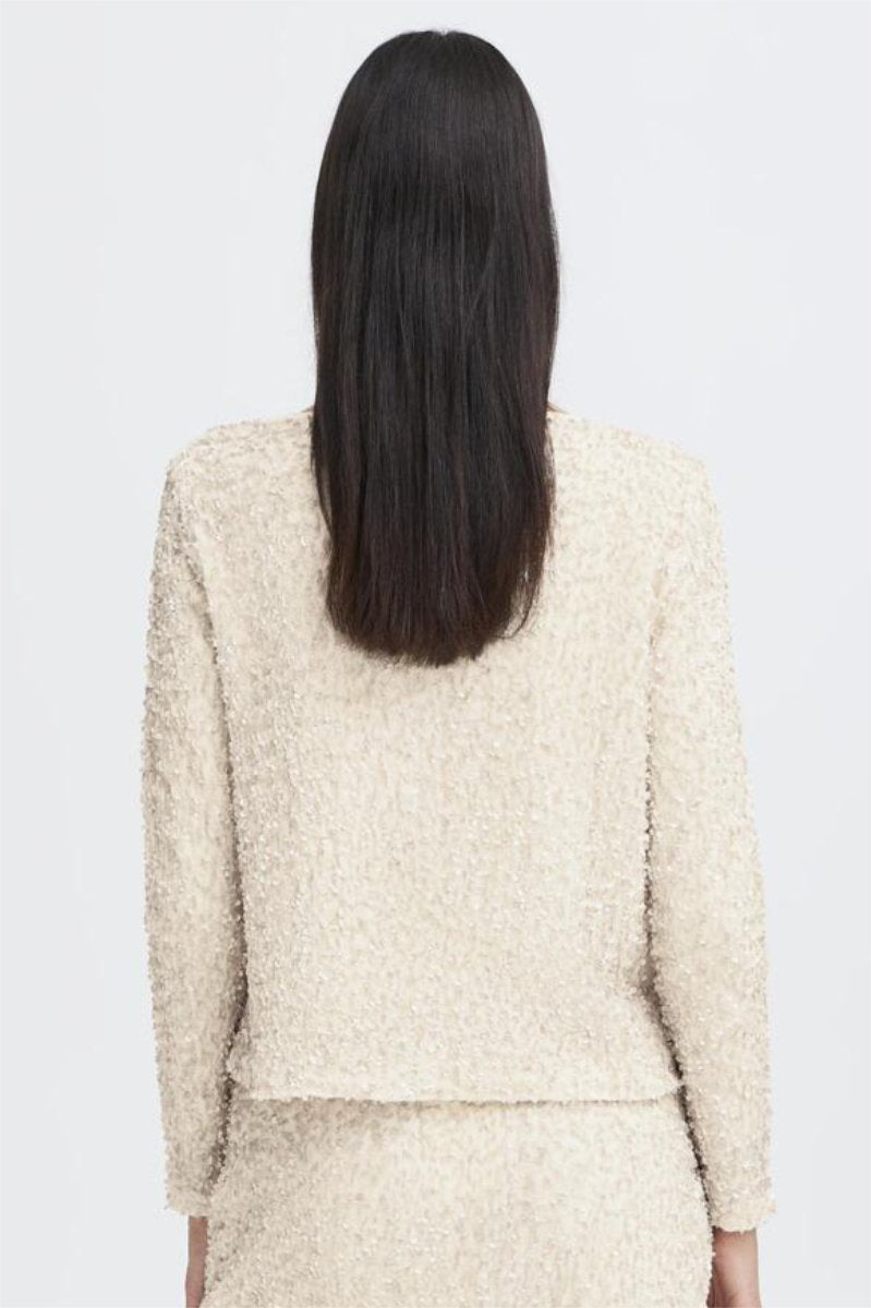 Pary top, ivory