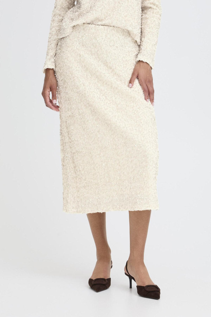Pary skirt, ivory