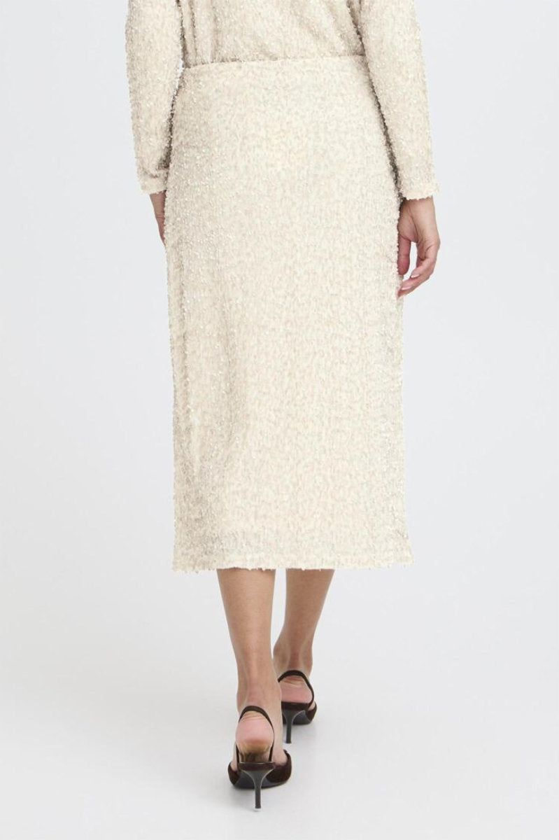 Pary skirt, ivory