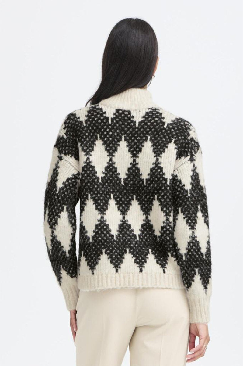 Omhu diamond jumper, birch