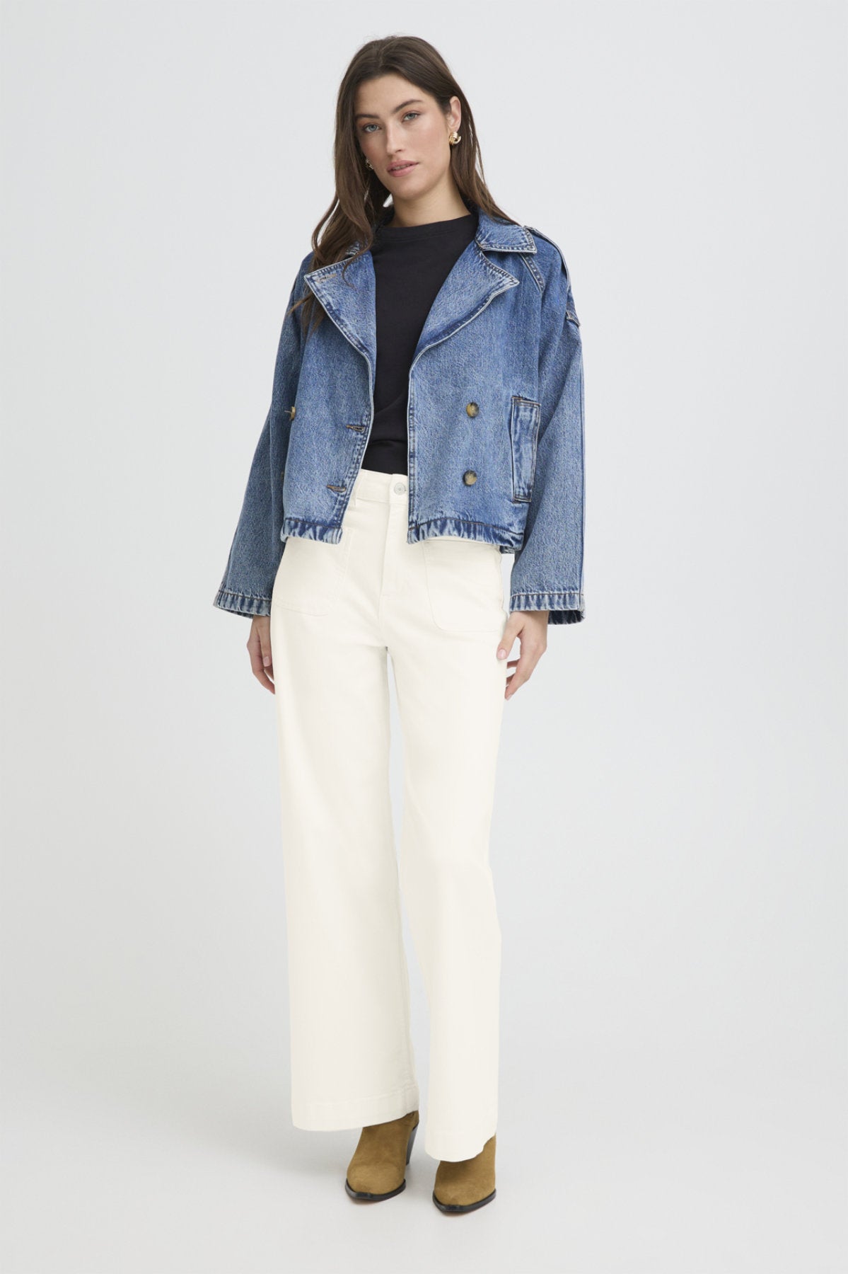 Lydia pocket jeans, soft white