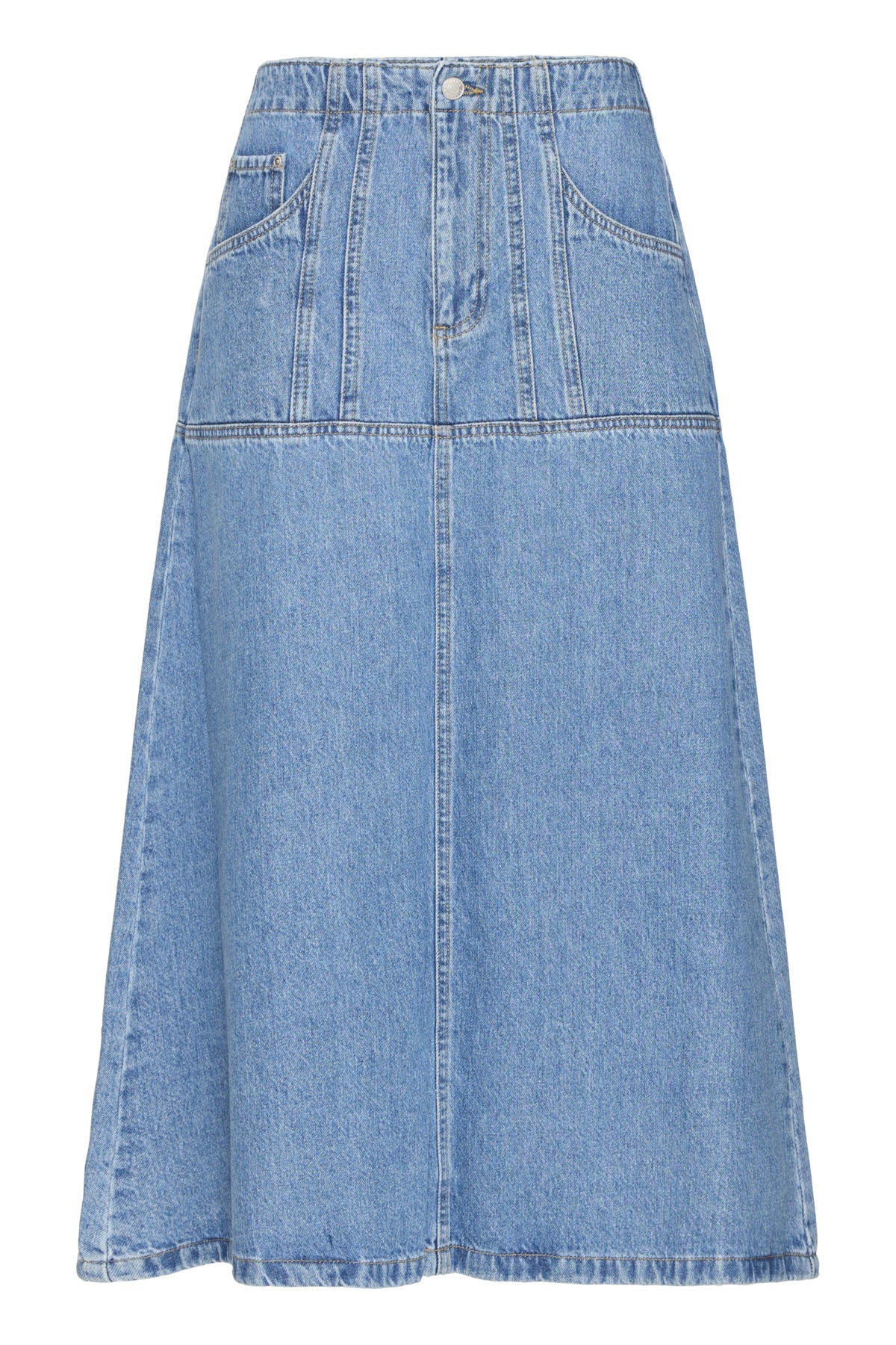 Kacila skirt, mid denim