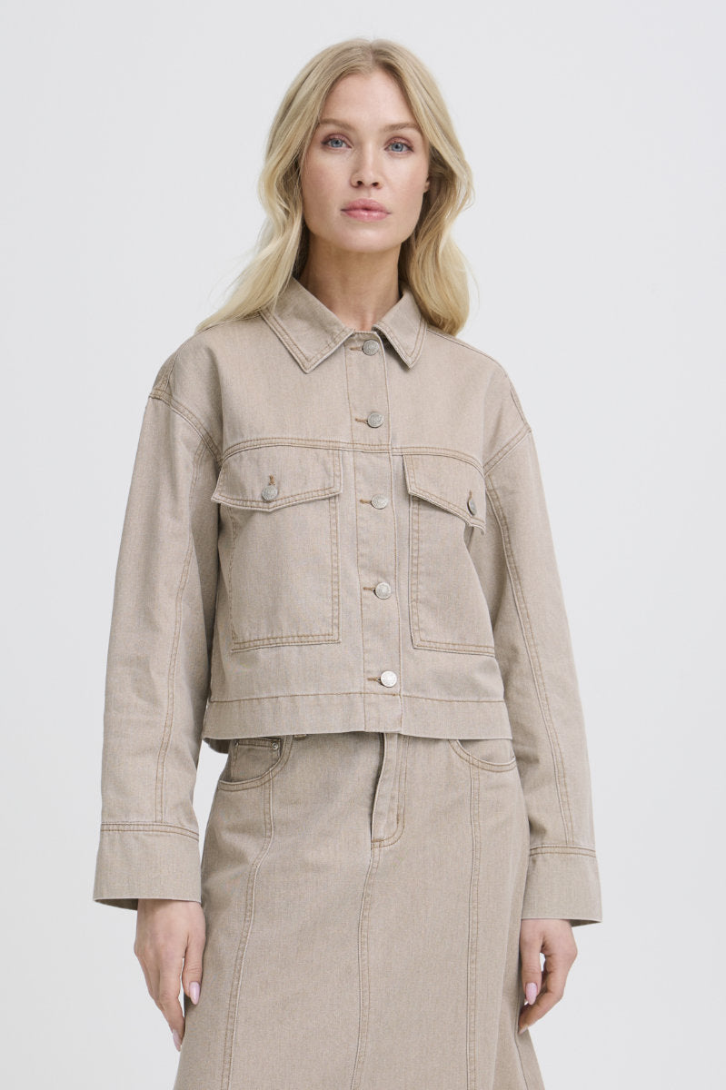 Lupina jacket, stone