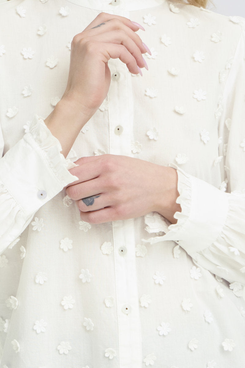 Isabeau shirt, soft white