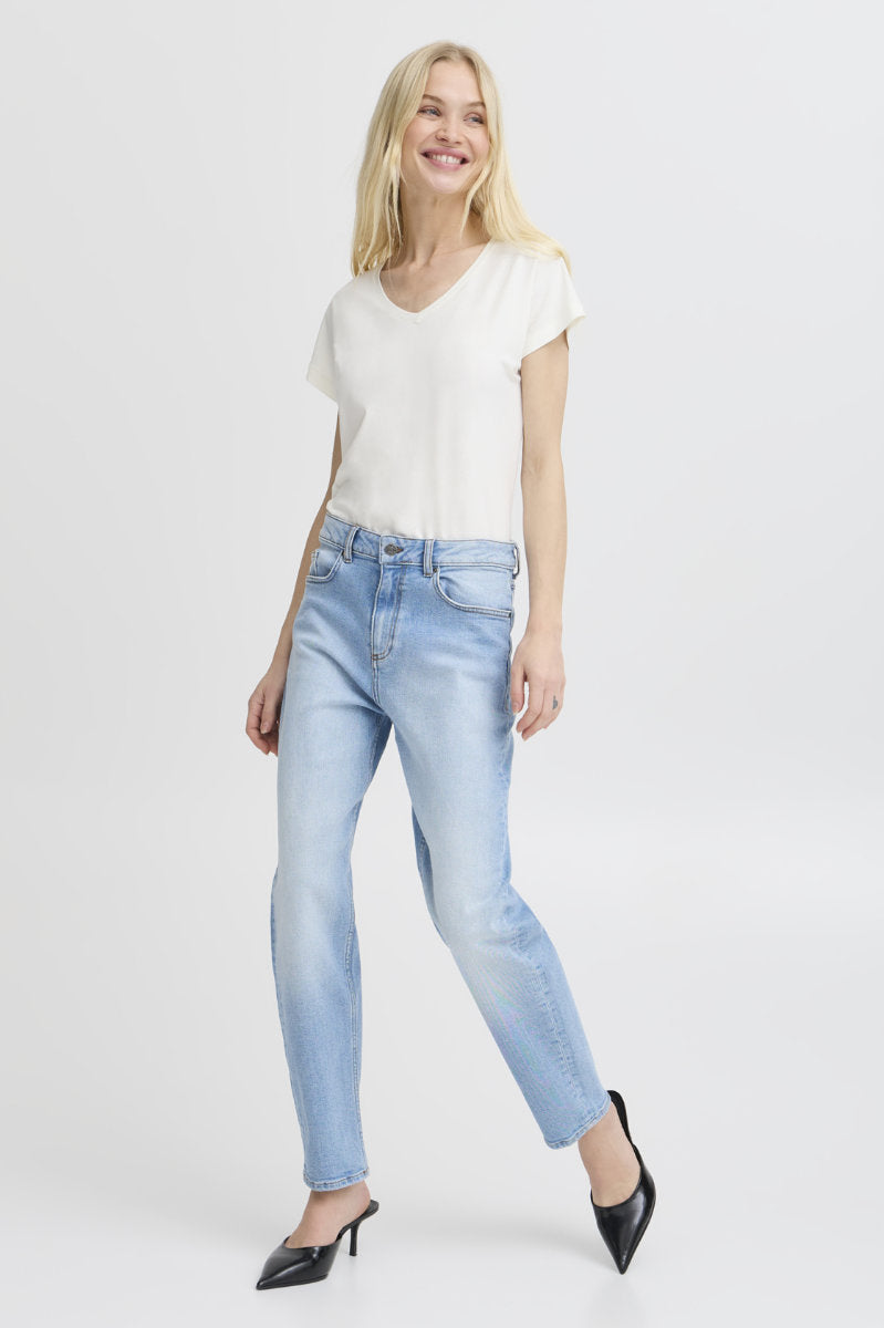 Pamila T shirt, ivory