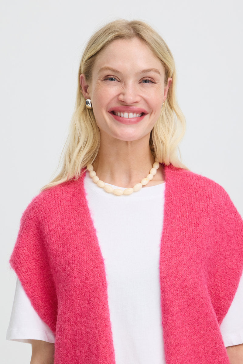 Millers waistcoat, fuchsia