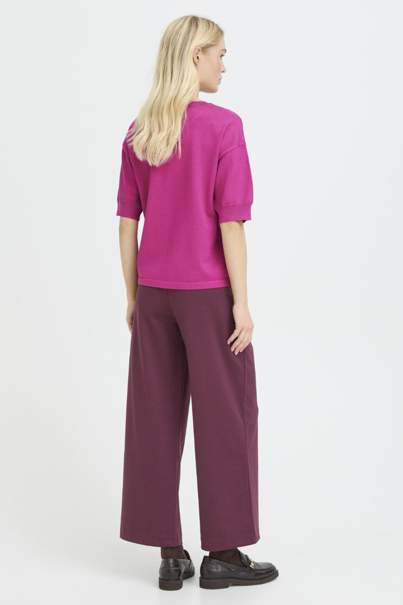 Morla T shirt, fuschia
