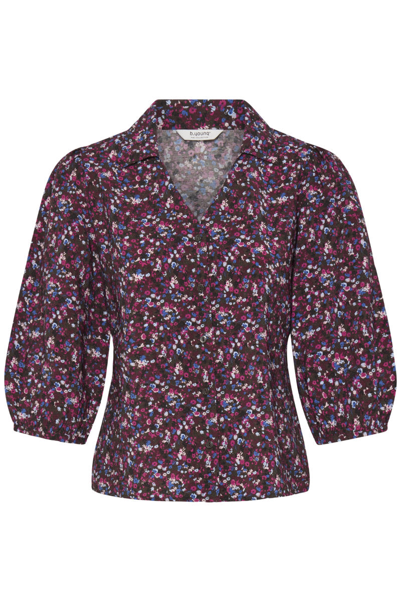 Inari blouse, coffee