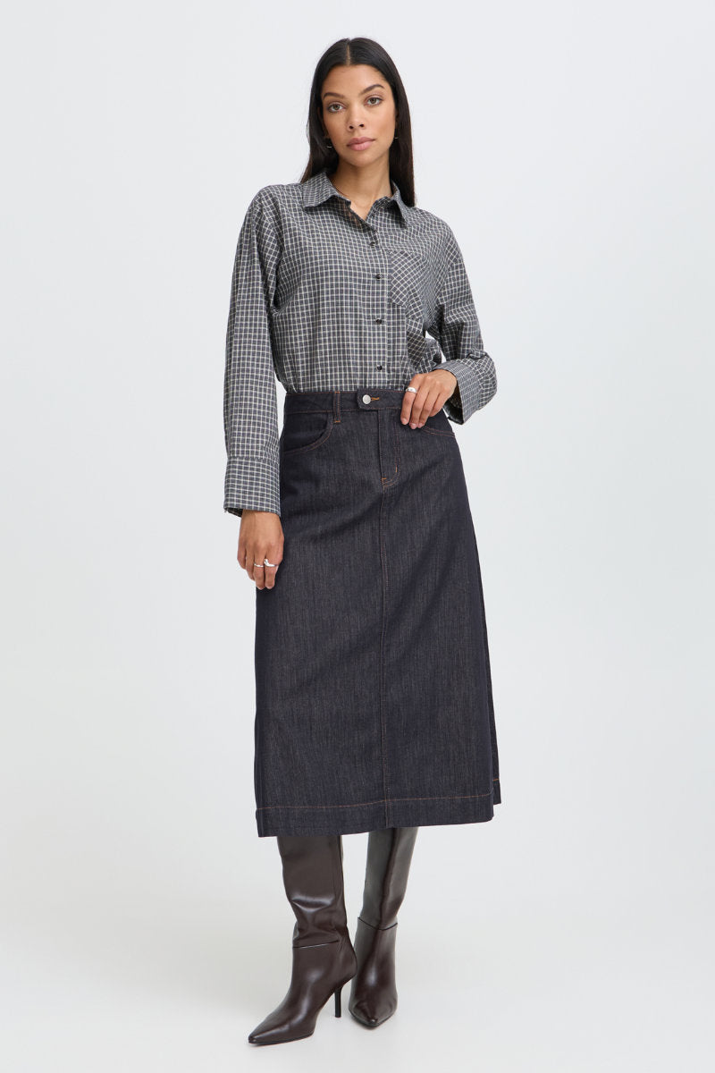 Kanea skirt, indigo