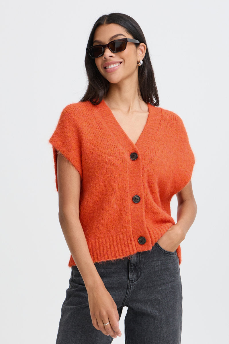 Millers waistcoat, pumpkin