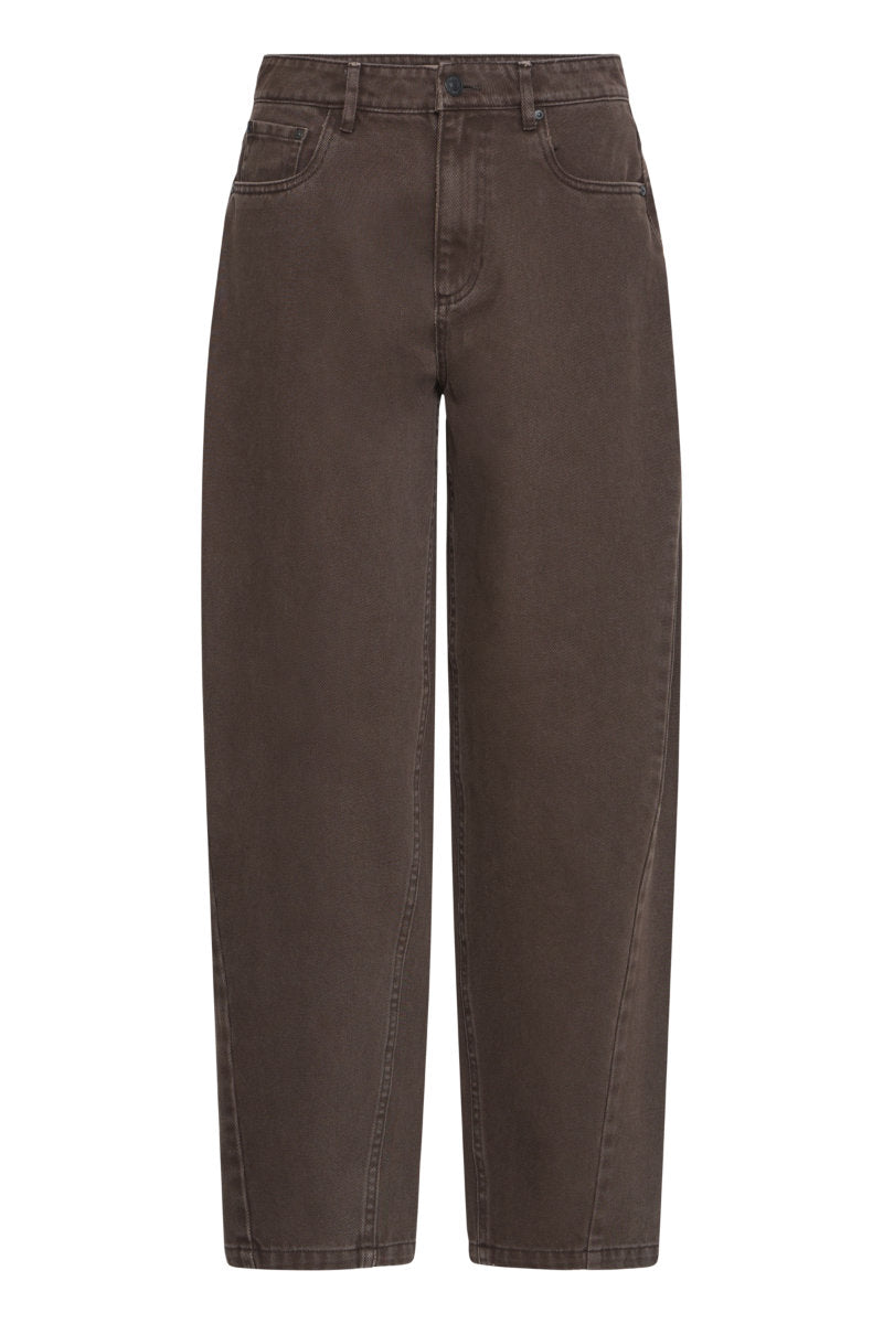 Kamari barrel jeans, coffee
