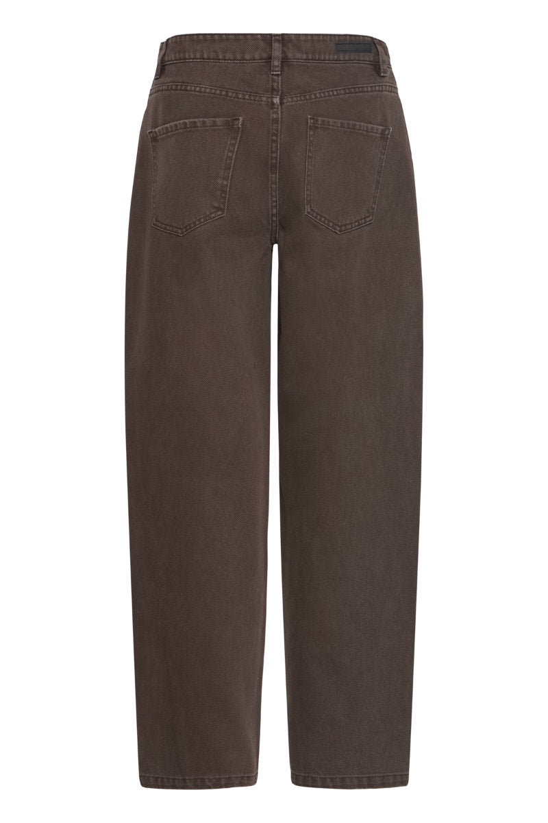 Kamari barrel jeans, coffee