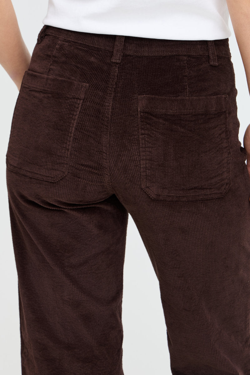 Dasik cord trousers, chocolate