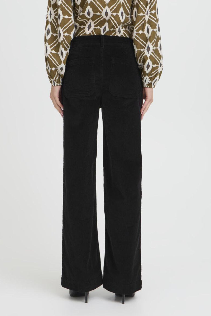 Dasik cord trousers, black